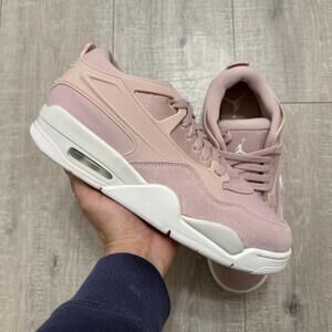 Nike Air Jordan 4 RM Pink Oxford Suede  Shoes FQ7940 600 Size 11 Women / 9.5 Men